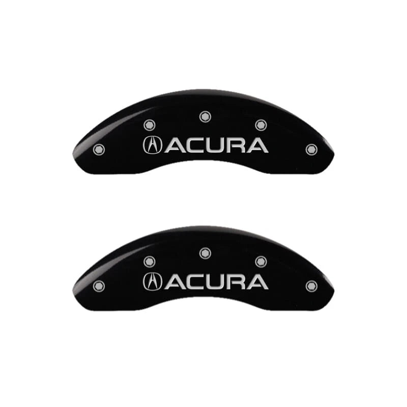 Black Caliper Covers Set of 4 Engraved for Acura RDX (2019–2023)