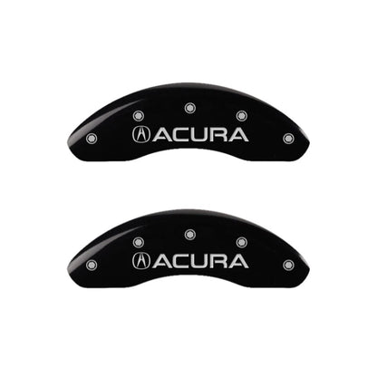 Black Caliper Covers Set of 4 Engraved for Acura RDX (2019–2023)