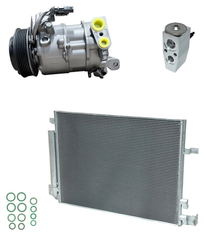 AC Compressor Kit With Condenser Replacement for Cadillac CTS 3.6L Turbo (2016–2016)