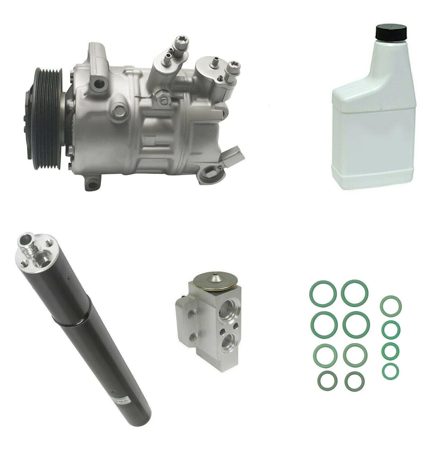 AC Compressor Kit Replacement for Volkswagen Jetta 2.0L (2006–2009)