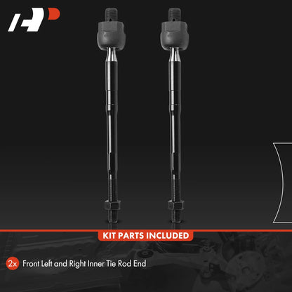 2X Front Inner Tie Rod End for Chevrolet Spark (2013–2015)
