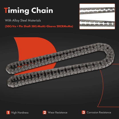 8x Timing Chain Kit for Chevrolet Cavalier Beretta Pontiac (1995–2005)