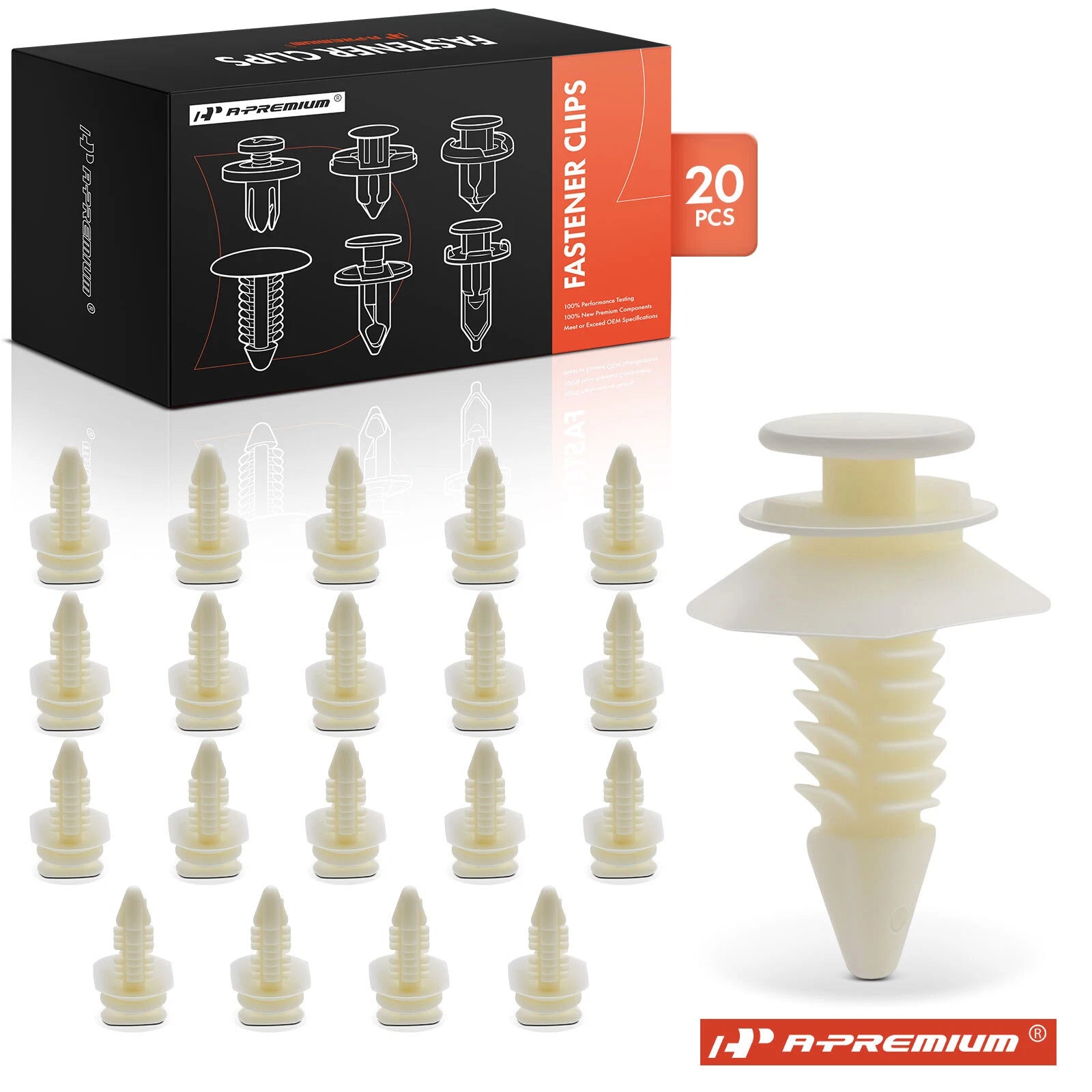 20Pcs Nylon Door Trim Panel Retainer Clips for Chevy GMC K1500 (1995–2004)
