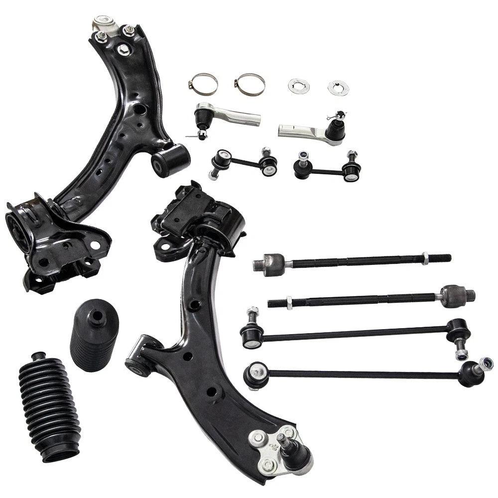 Front Suspension Lower Control Arms Sway Bar Tie Rods for 2007–2011 Honda CR-V