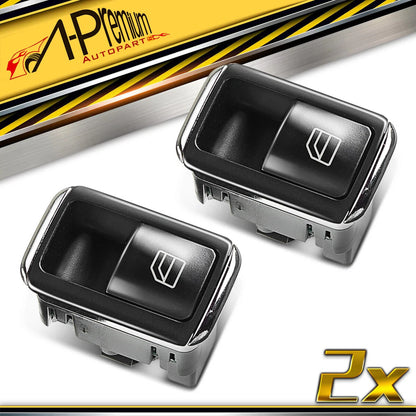 2X Rear Power Window Switch for Mercedes-Benz C250 C300 C350 C63 (2012–2015)