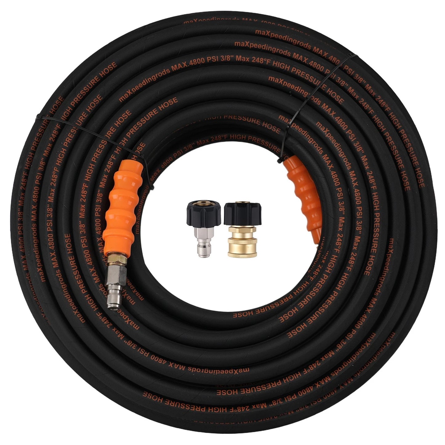 Flexible Pressure Washer Hose for Simpson (125 ft, 3/8", 4800 PSI)