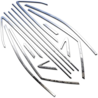 Luxury FX Chrome Window Package Without Posts for 2004–2009 Lexus RX 330