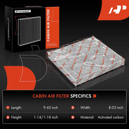 Activated Carbon Cabin Air Filter for Chevrolet Tahoe, Cadillac CTS