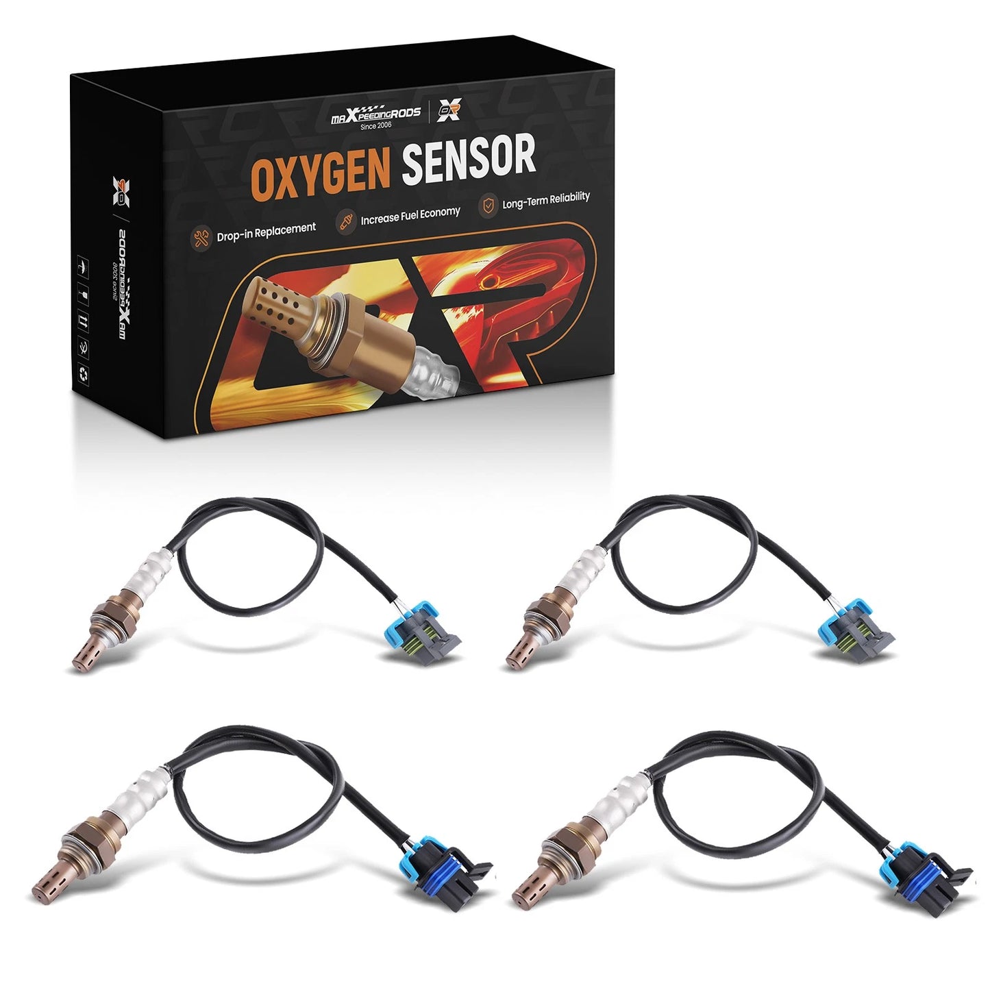 4x Oxygen Sensor for Chevrolet Silverado 1500 Classic (2007–2007)