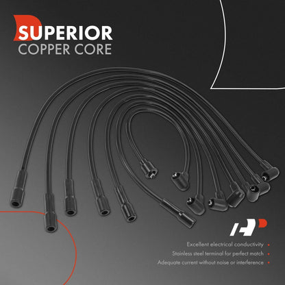 7x Spark Plug Wire Set for Jeep CJ5 CJ6 DJ5 Commando Buick Skylark (1971–1983)