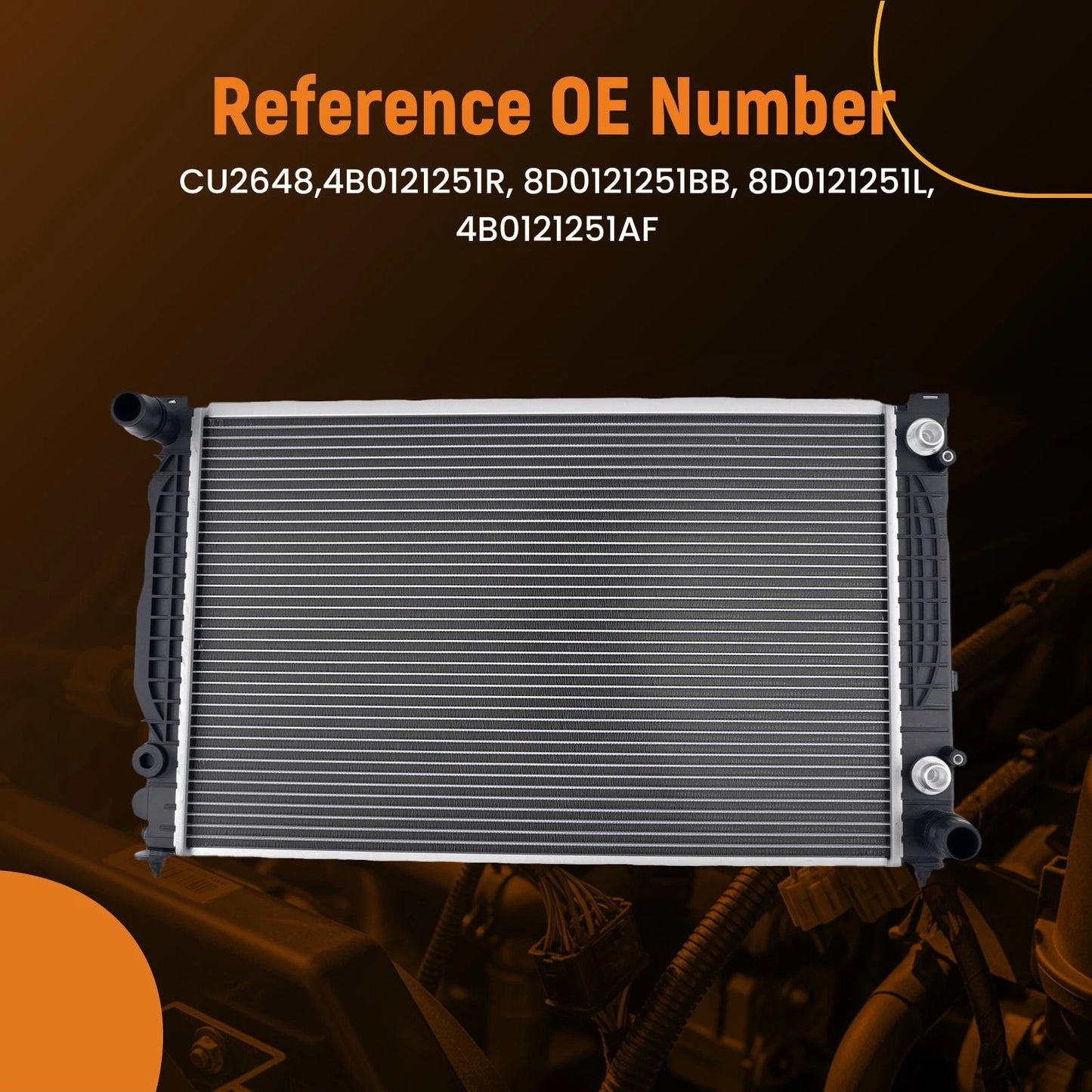 Aluminum Radiator for Audi A4 1.8T Allroad (1996–2002)