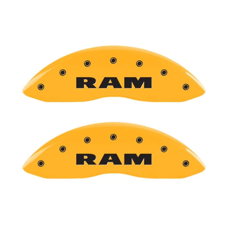 Caliper Covers Set of 4 Engraved RAM for 2019–2021 Ram 1500