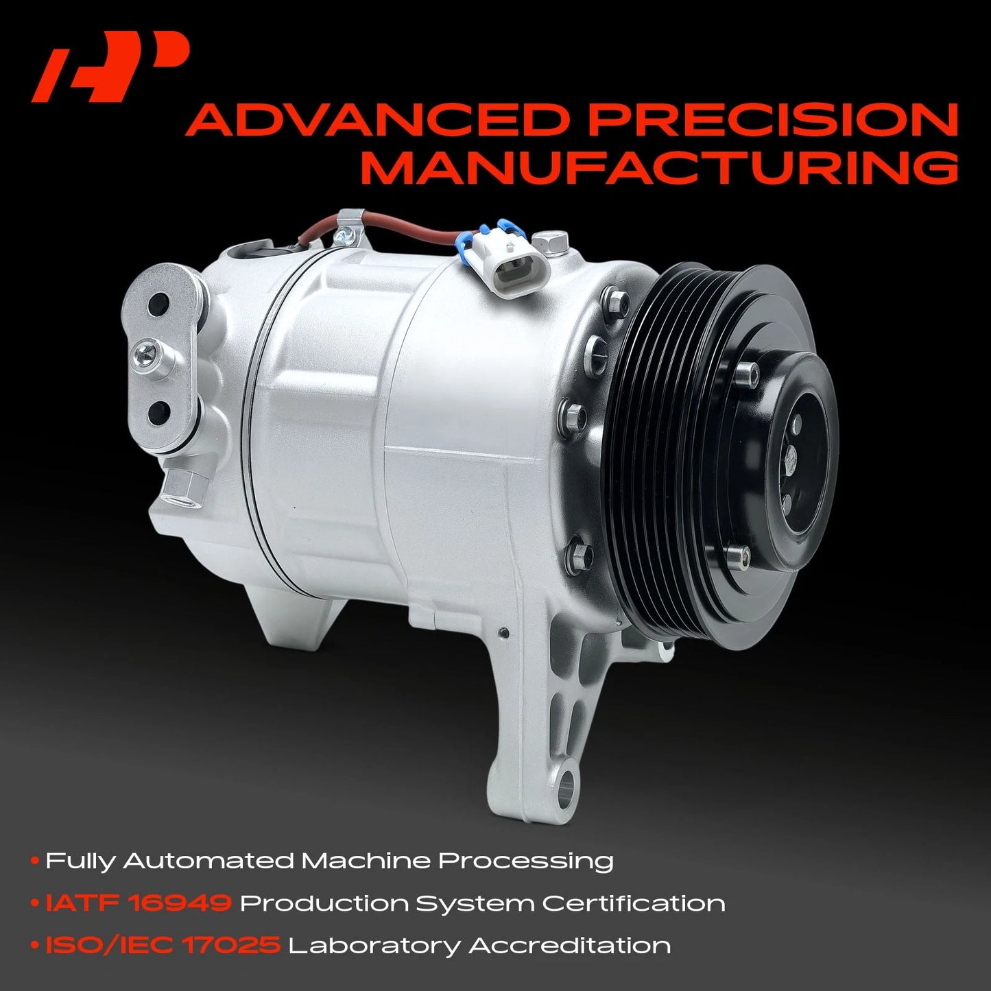 A/C Compressor with Clutch for Buick LaCrosse Cadillac SRX (2010–2011)