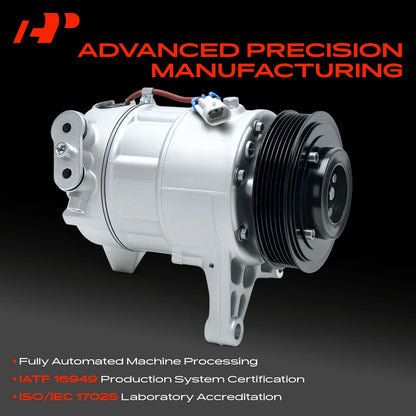 A/C Compressor with Clutch for Buick LaCrosse Cadillac SRX (2010–2011)