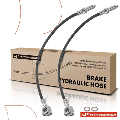 2X Front Brake Hydraulic Hose for Isuzu FSR (1988–1996) Chevy W6500 (1987–1996)