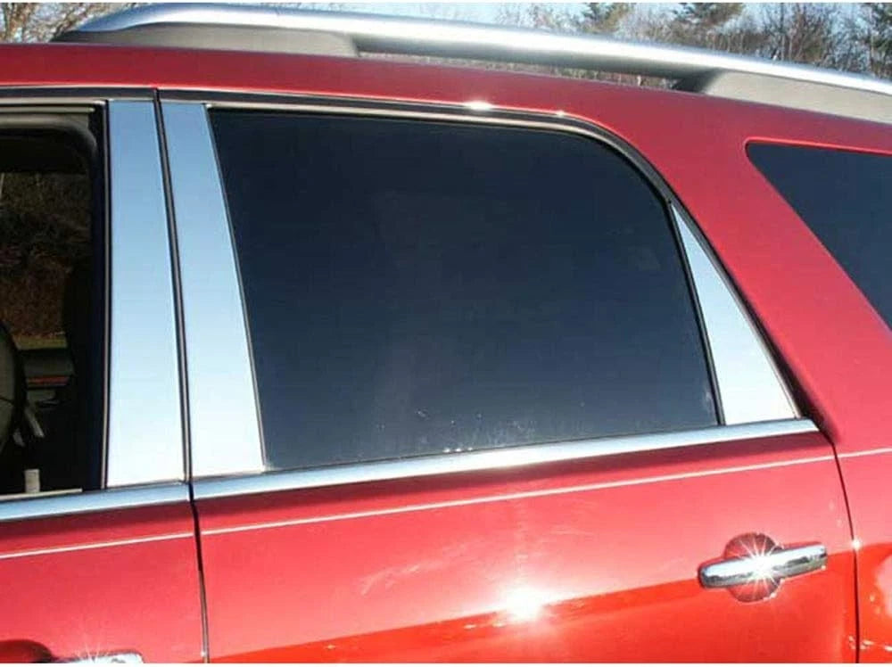 6pc. Luxury FX Chrome Pillar Post Trim For 2007-2009 Saturn Outlook
