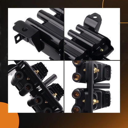 Black Ignition Coil for GMC Savana Sierra 1500 V6 4.3L (2000–2003)