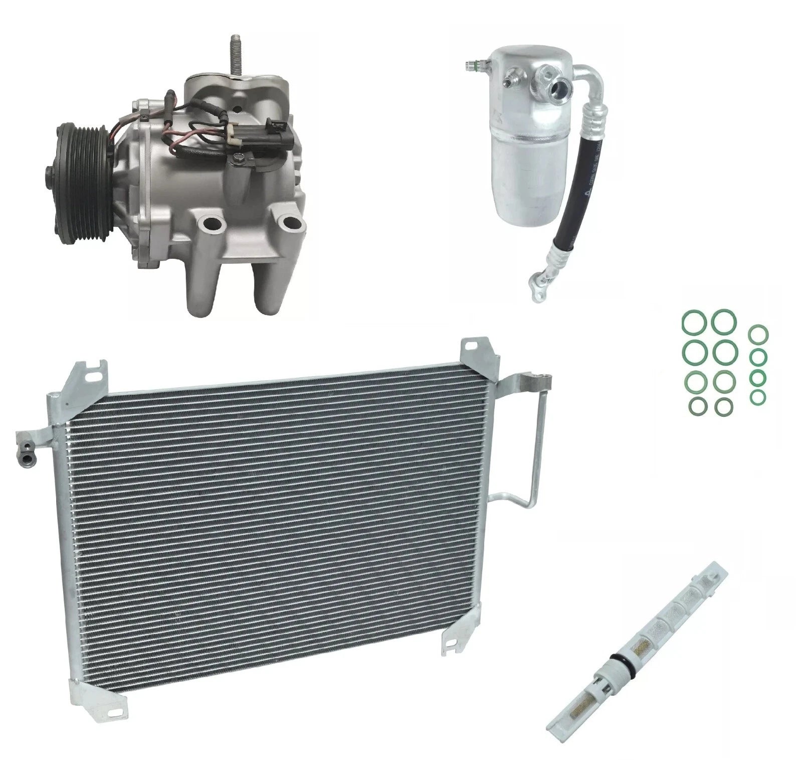 AC Compressor Kit With Condenser for Oldsmobile Bravada 4.2L (2004–2004)