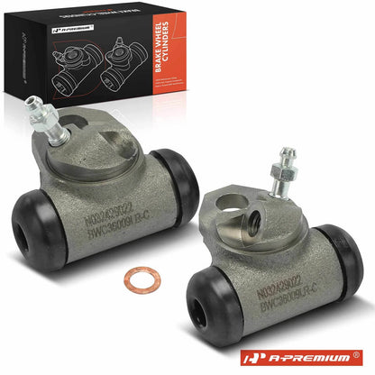 2X Brake Wheel Cylinder Front for Chevy Chevy II (1962–1963) 1 In. Bore