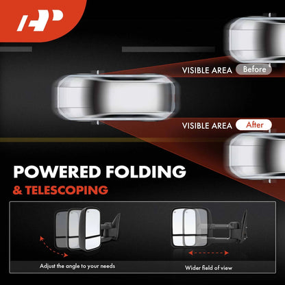 2X Power Towing Mirrors for Silverado 1500 (1999–2002, 2007)