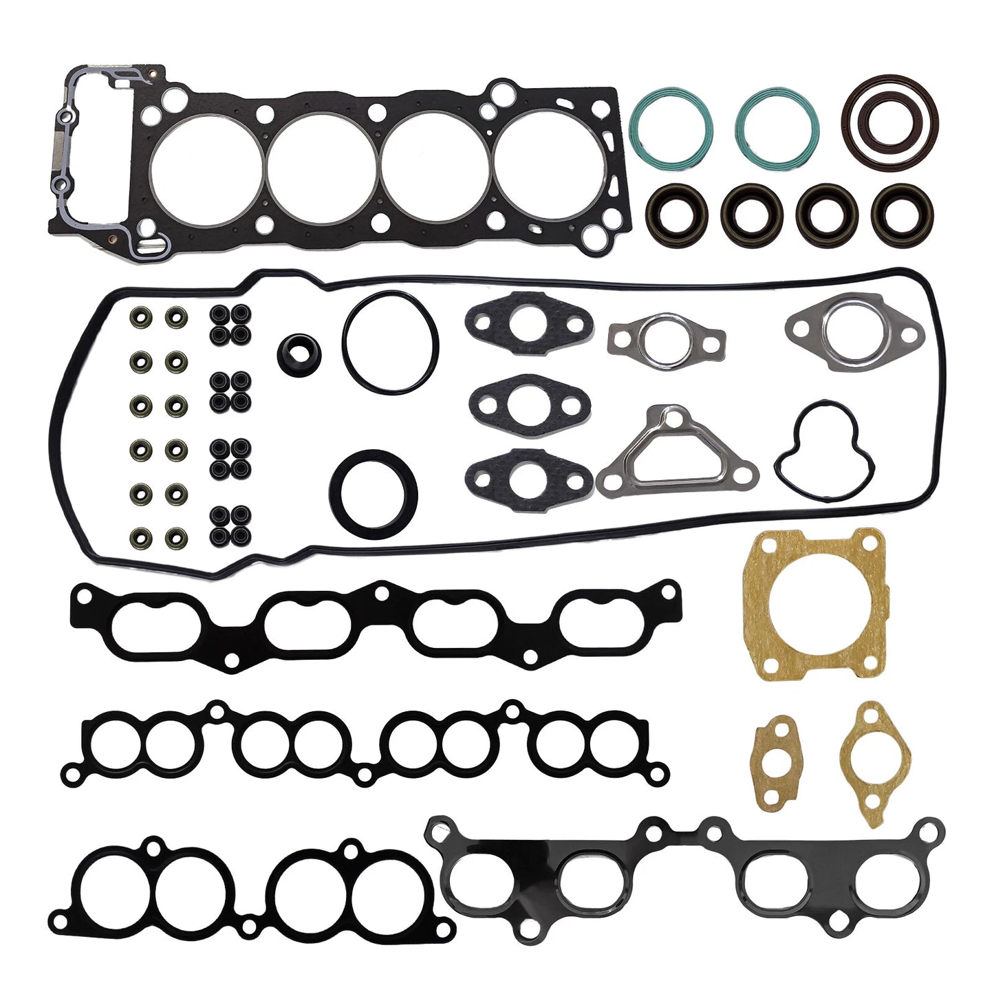 Graphite Cylinder Head Set for Toyota 4Runner (1994–2004) 2.4L DOHC
