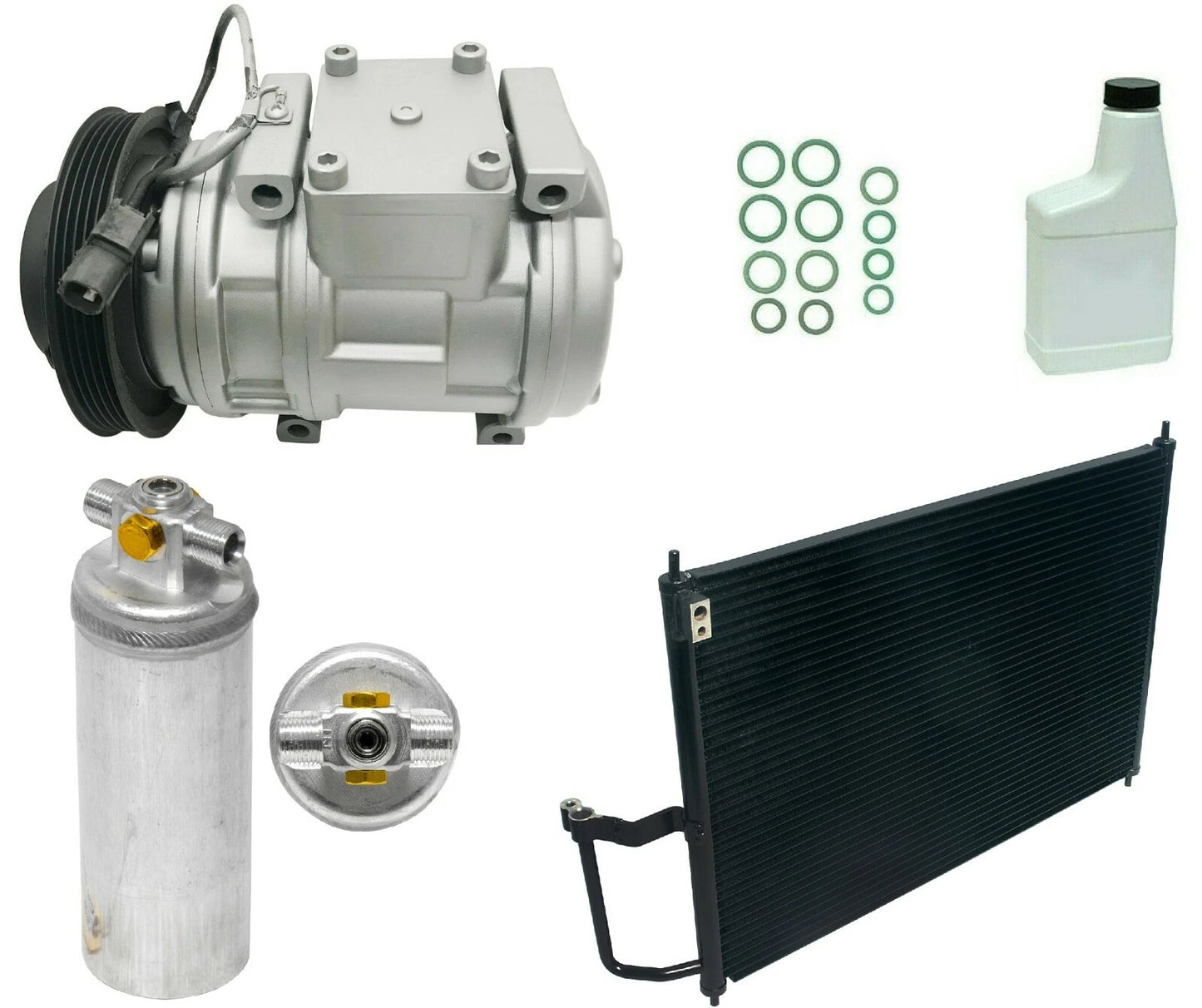 AC Compressor Kit with Condenser for Ford Territory (2004–2016)