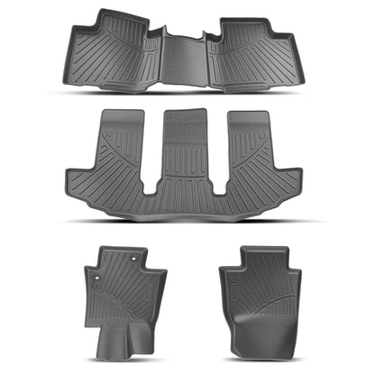 All-Weather Floor Mats Liner for Toyota Highlander (2020–2025) 7 Seats