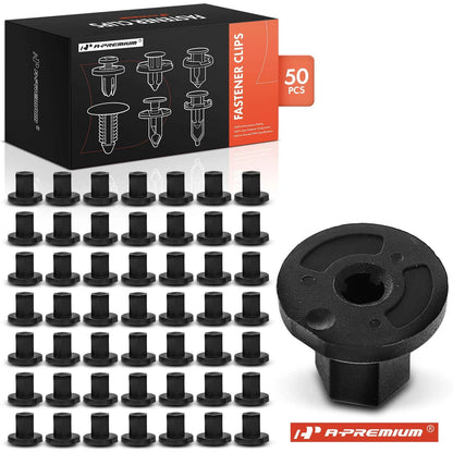 50Pcs 10mm Hex Wheelhouse Liner Nut Retainer Clips for Chevy GMC
