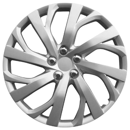 4pc Silver Wheel Covers Hubcaps for Toyota Corolla (2003–2020)