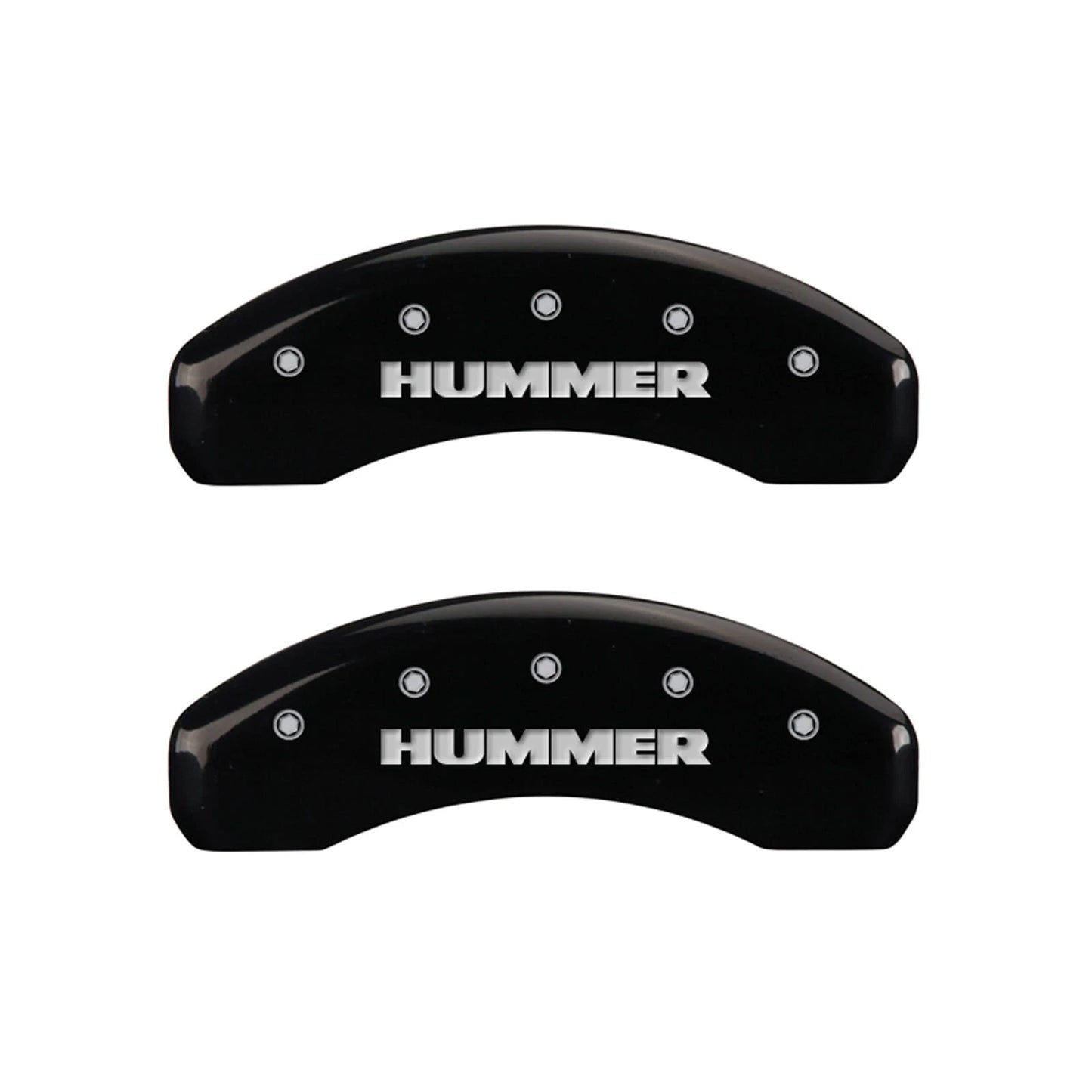 Caliper Covers Set of 4 for 2006–2010 Hummer H3 Black by MGP