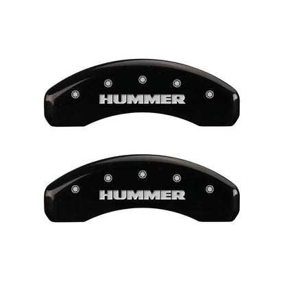 Caliper Covers Set of 4 for 2006–2010 Hummer H3 Black by MGP