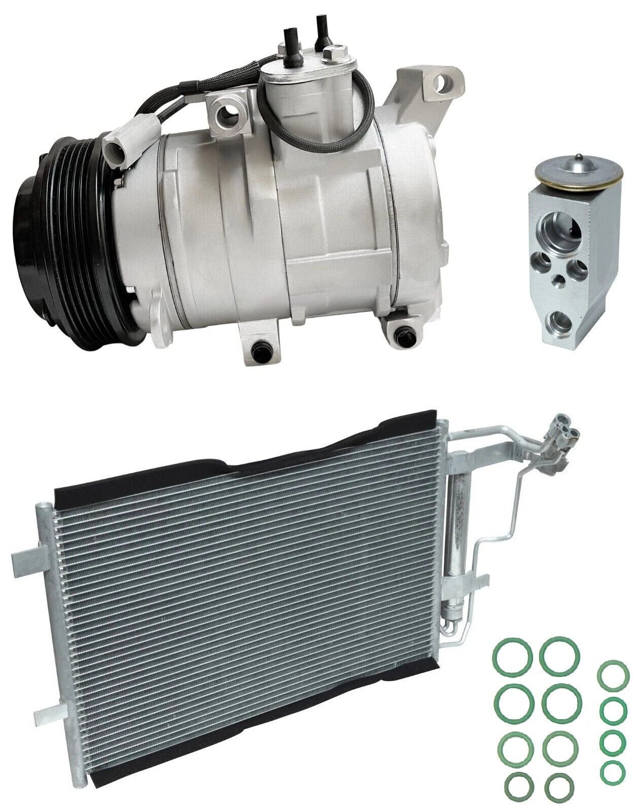 AC Compressor Kit With Condenser for Mazda 3 2.0L (2012–2015)
