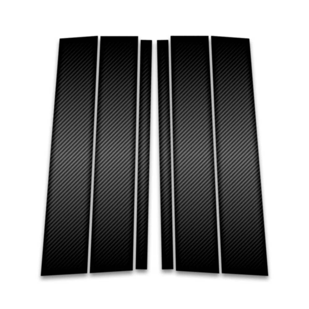 6pc Carbon Fiber Pillar Post Covers for 2005-2010 Honda Odyssey