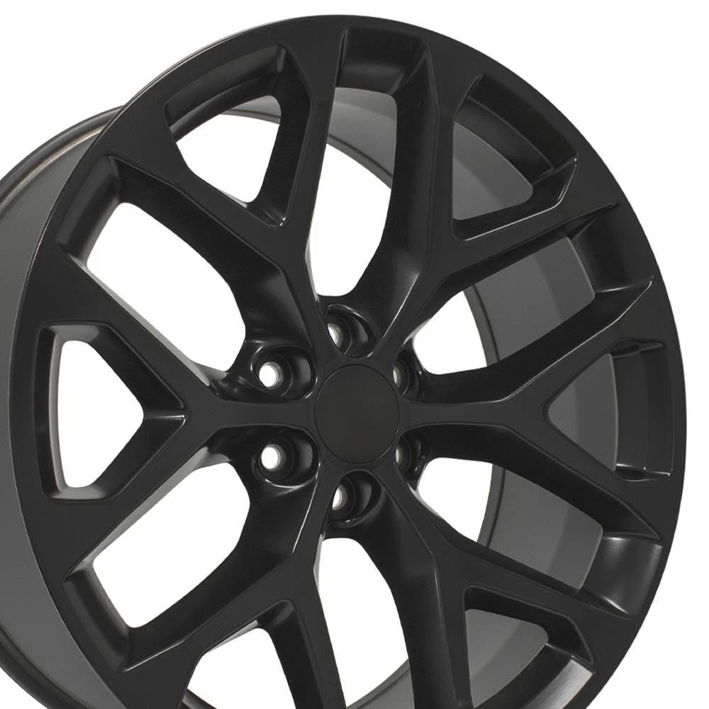 24" Satin Black Wheel for 2024 Chevy Colorado - RVO4638 - RVO4638