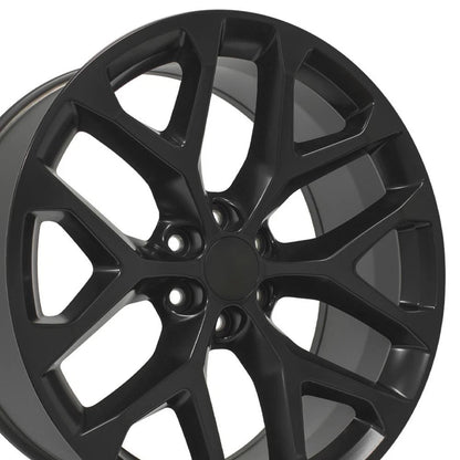 24" Satin Black Wheel for 2024 Chevy Colorado - RVO4638 - RVO4638