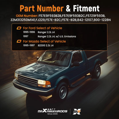 Fuel Injector Set for Ford Ranger 2.3L (1995–1996)
