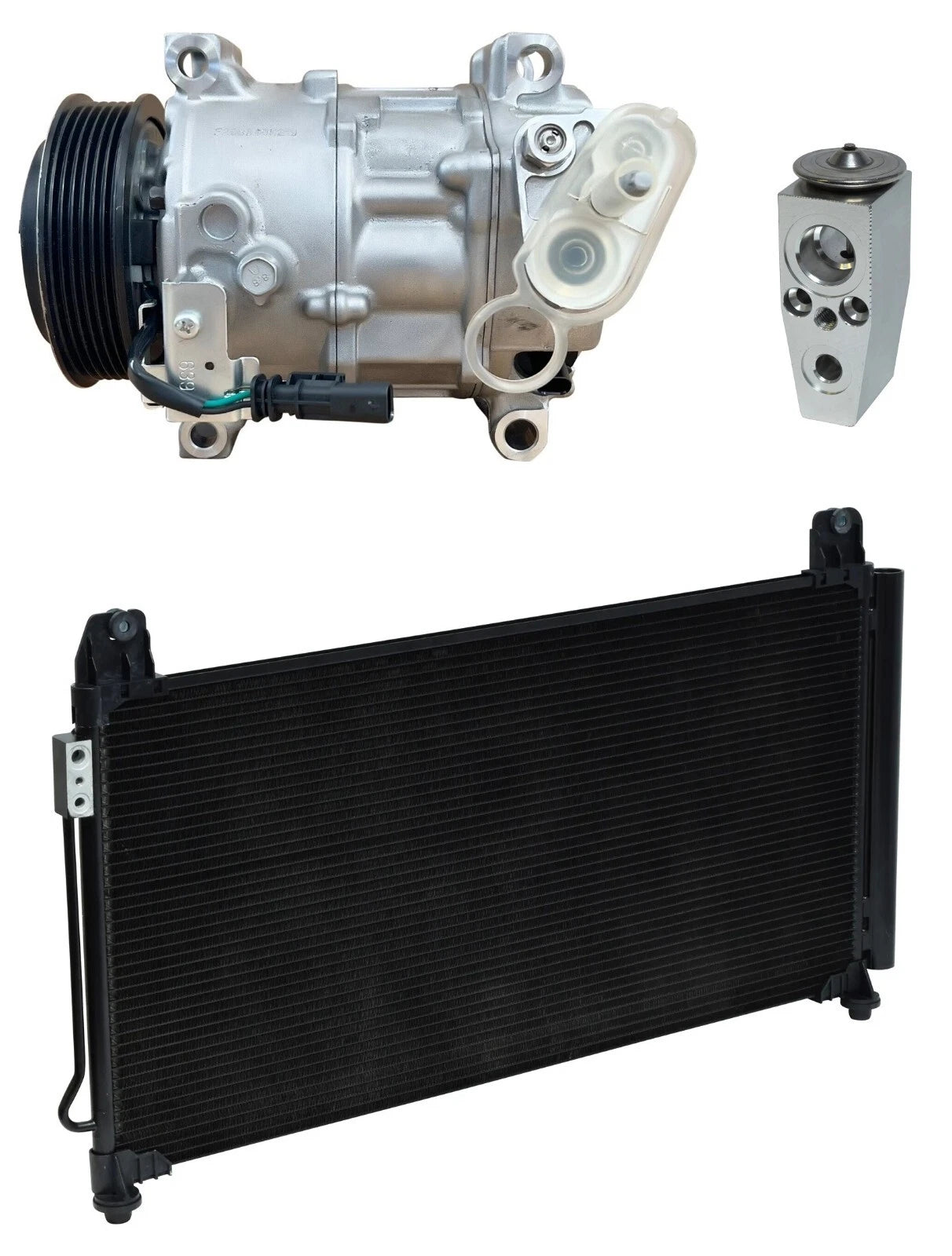 A/C Compressor Kit W Condenser for Chevrolet Silverado 2500 HD (2019–2019)