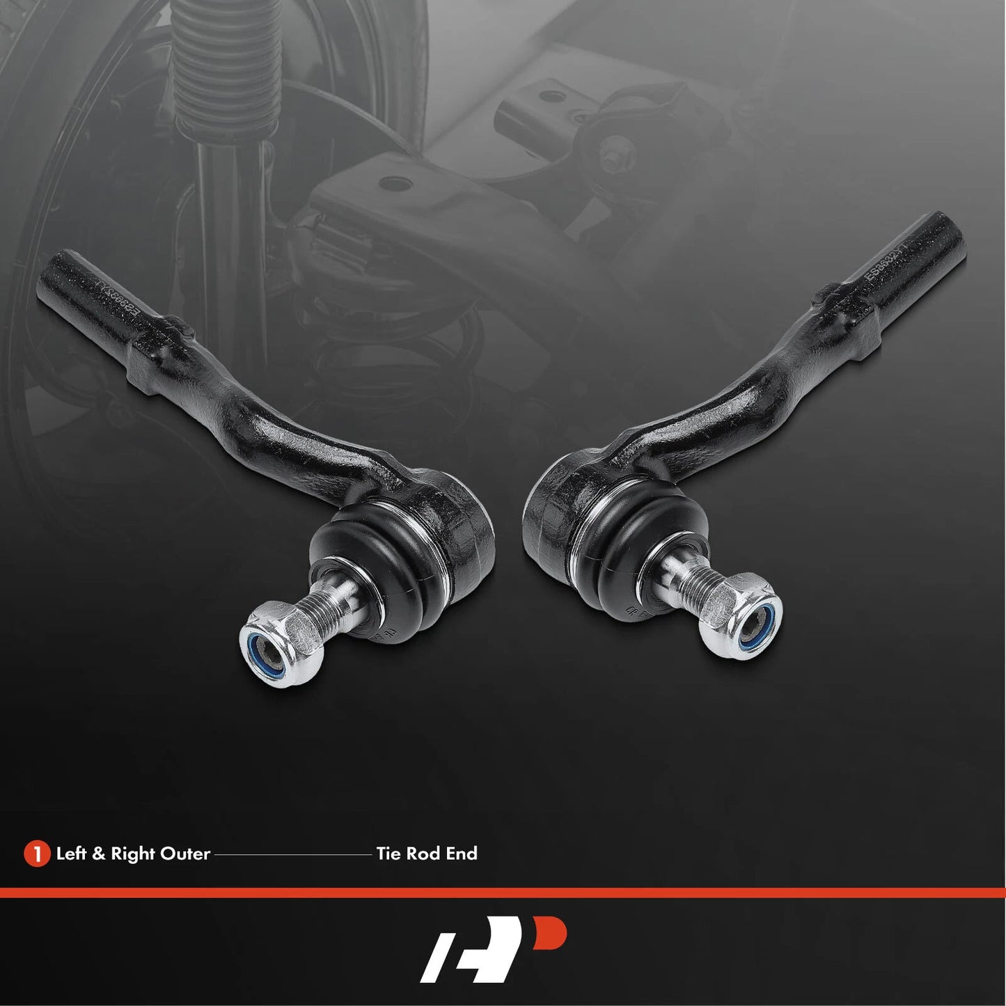 2X Outer Tie Rod End for Mercedes-Benz E-Class (1996–2009)