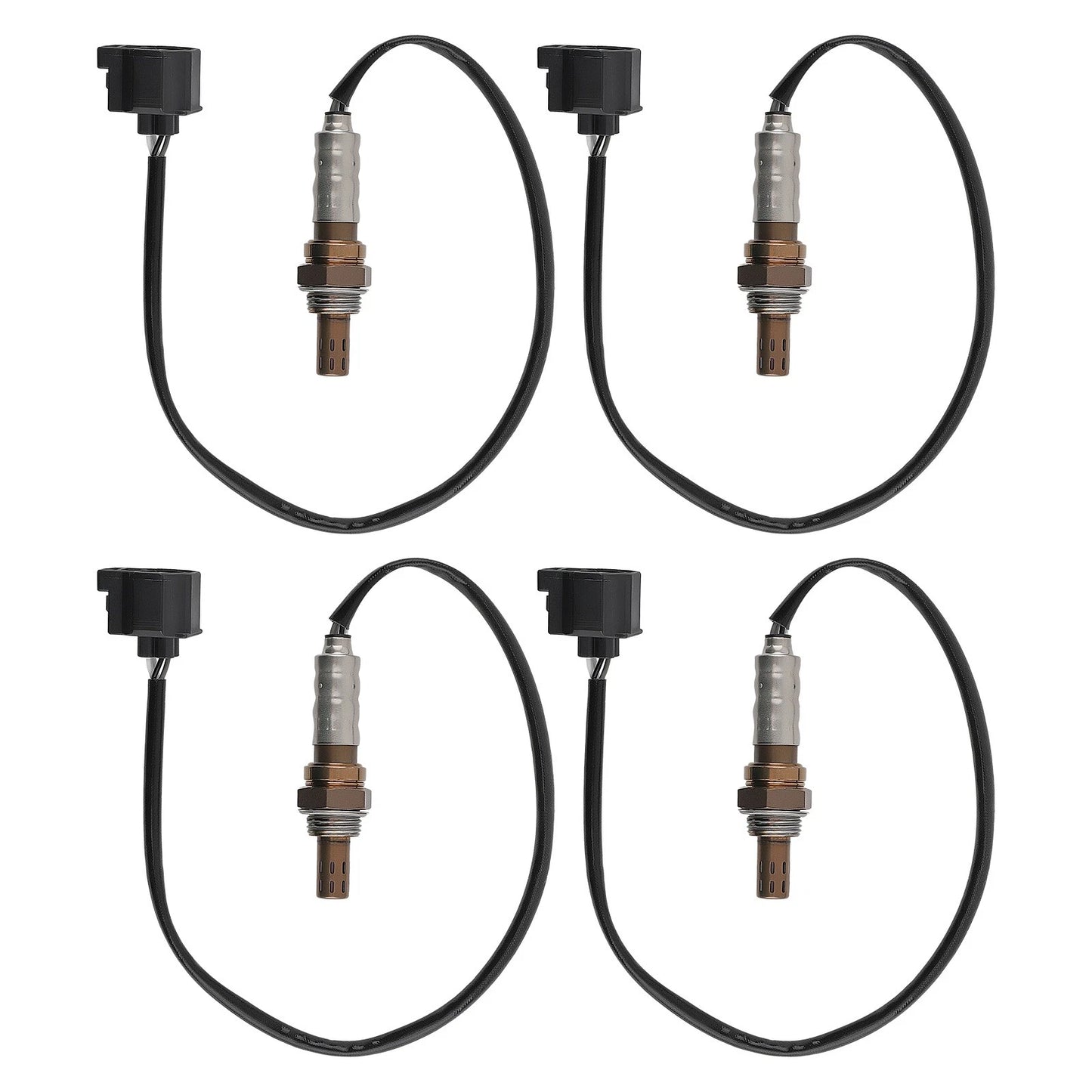 4X Front Rear Oxygen Sensors for Jeep Wrangler 3.6L V6 (2018–2018)