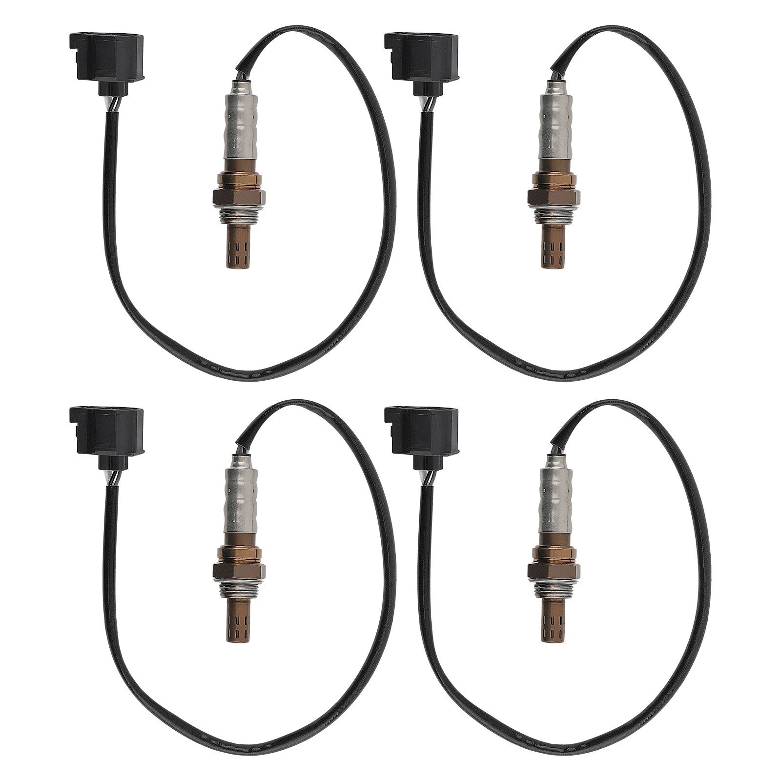 4X Front Rear Oxygen Sensors for Jeep Wrangler 3.6L V6 (2018–2018)