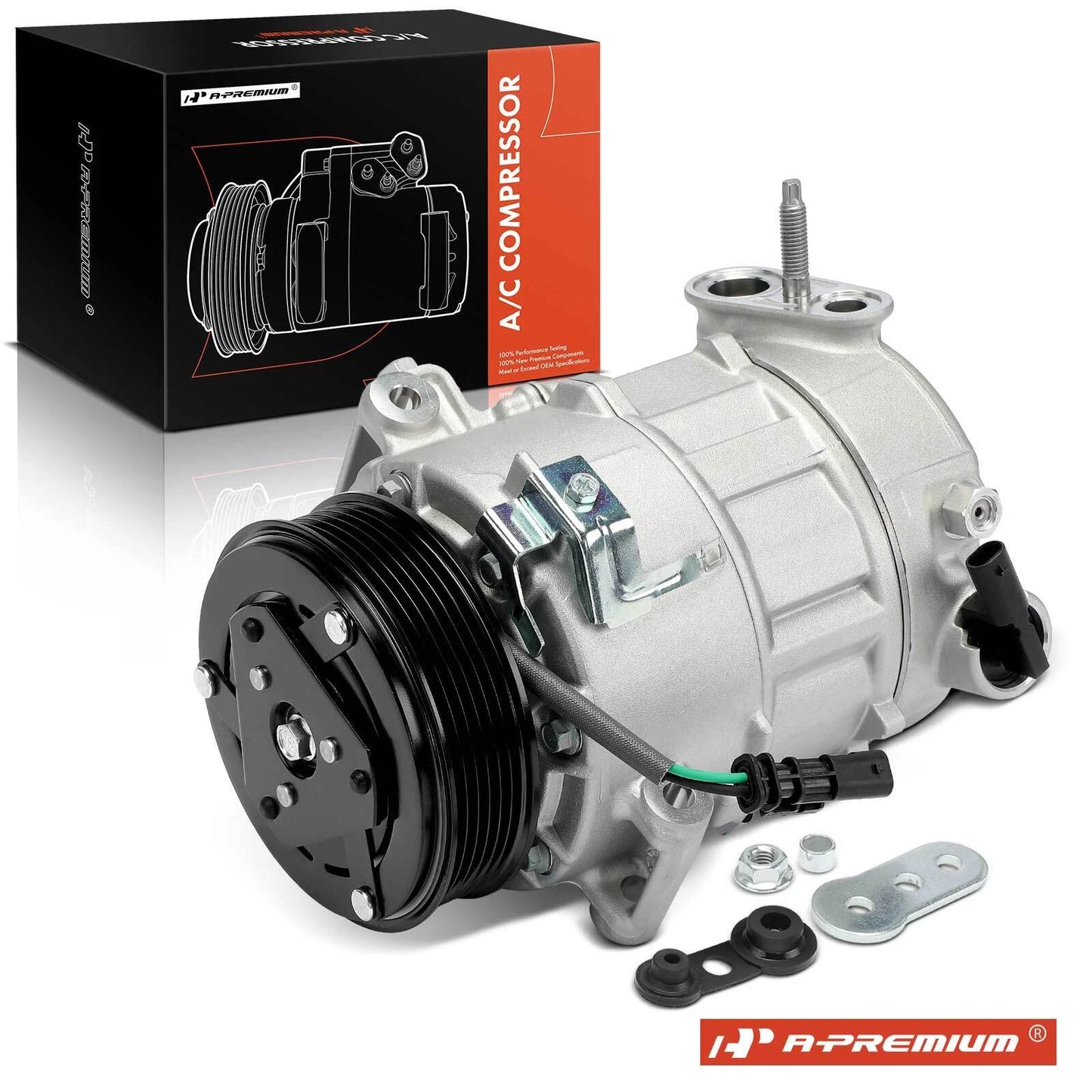 A/C Compressor with Clutch for Chevrolet Silverado GMC Sierra (2022–2023)