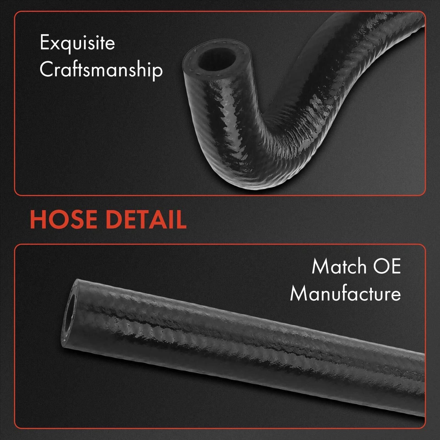 2X Power Steering Return Line Hose Assembly for Mercedes E320 (1998–2002)