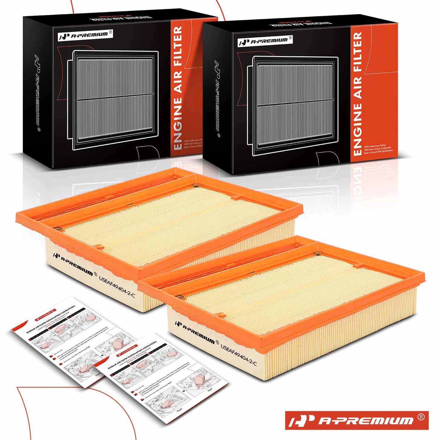 2X Engine Air Filter for Mercedes-Benz S63 AMG (2018)