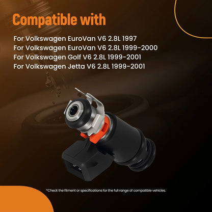 Fuel Injector Set for Volkswagen EuroVan Golf Jetta 2.8L V6 (1997–2001)