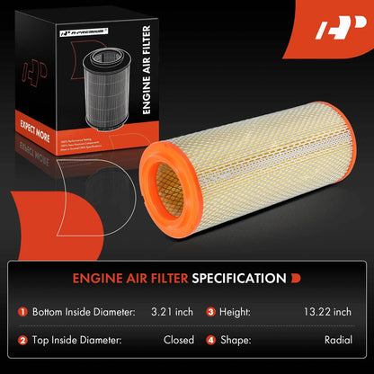 2X Engine Air Filter for Chevy Express 1500 2500 (2001–2016) GMC Savana 1500