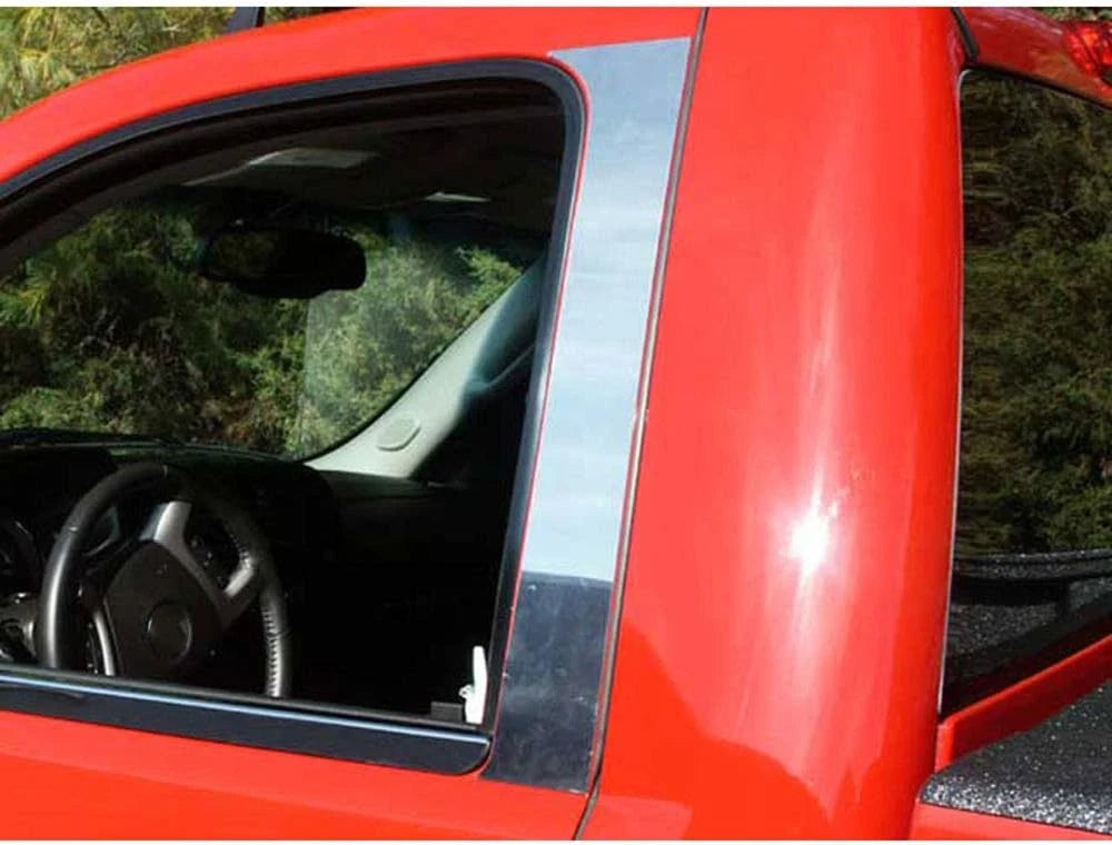 2pc. Luxury FX Chrome Pillar Post Trim for 2007-2013 Chevy Silverado