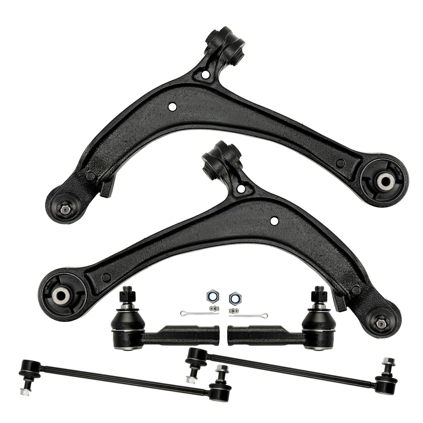 Front Lower Control Arms Outer Tie Rod Sway Bars for Honda Odyssey (2011–2017)
