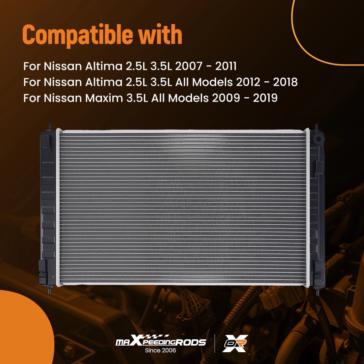 AT Radiator for Nissan Altima 2.5L 3.5L (2007–2018)