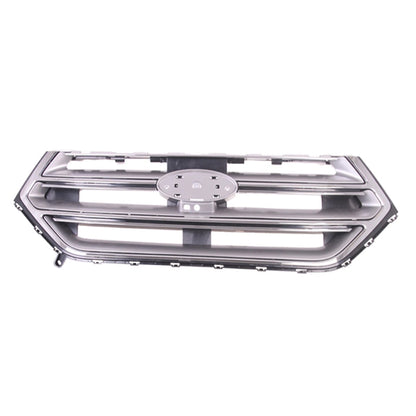 Front Grille Replacement Silver Chrome Polycarbonate with Camera for Hyundai Tucson (2022–2024)