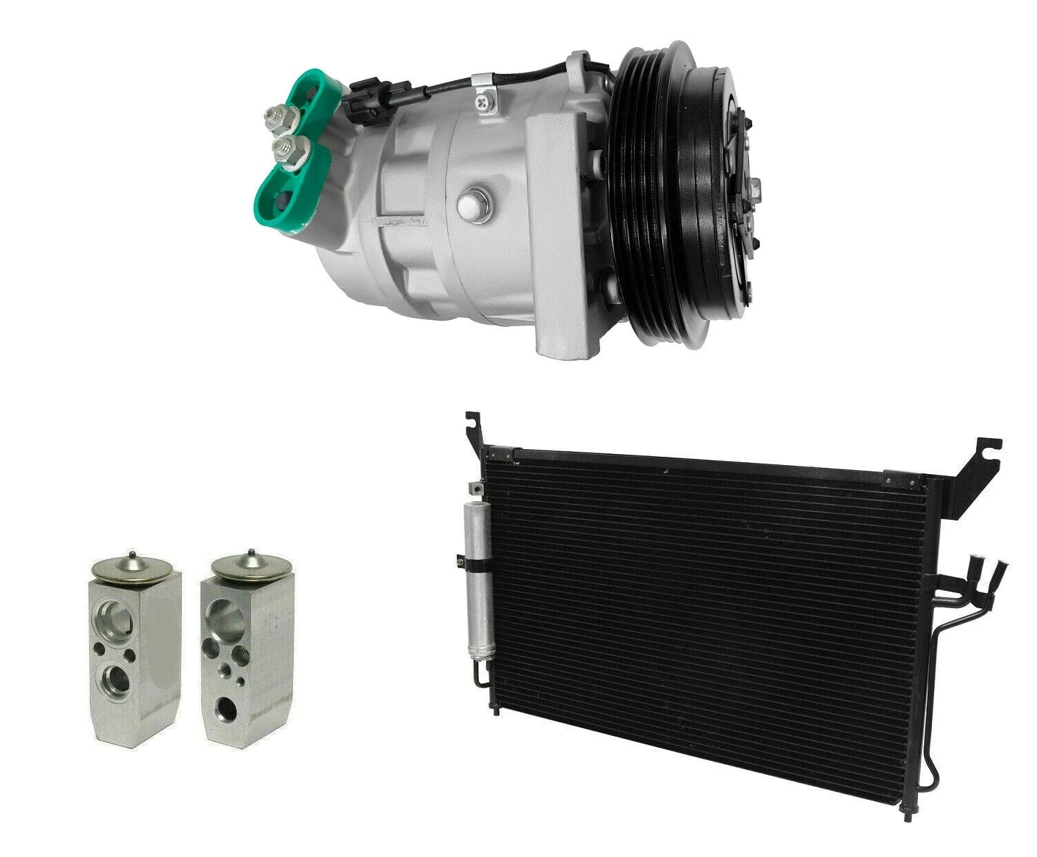 A/C Compressor Kit With Condenser for Infiniti FX35 3.5L (2005–2008)